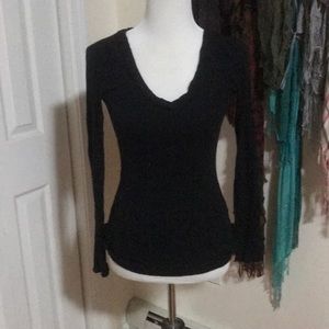 Long sleeve check sweater shirt